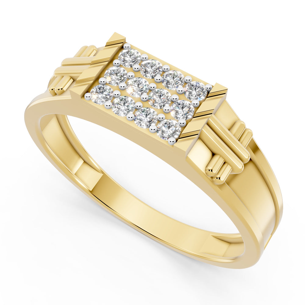 Regal Matrix Diamond Ring