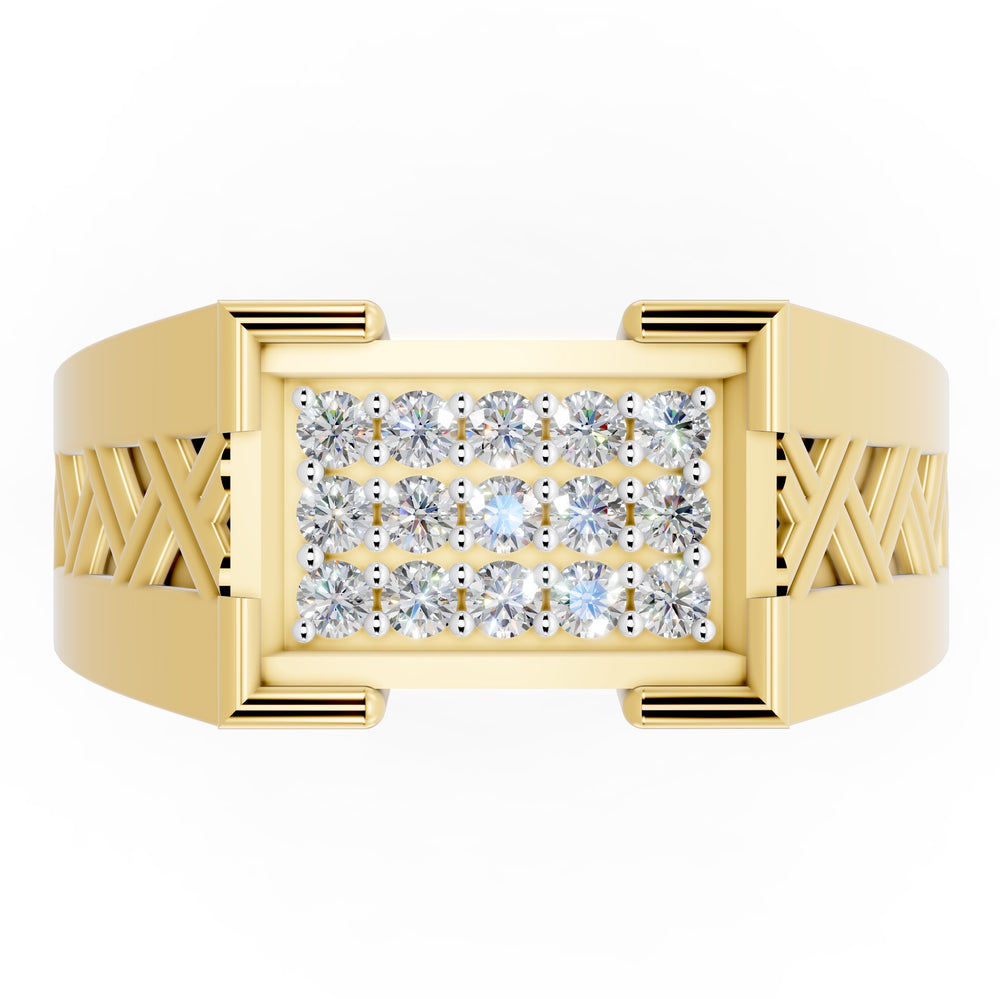 Imperial Matrix Diamond Ring