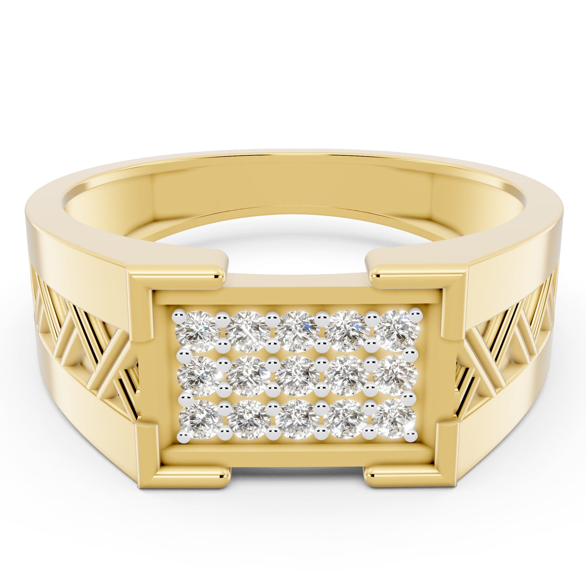 Imperial Matrix Diamond Ring