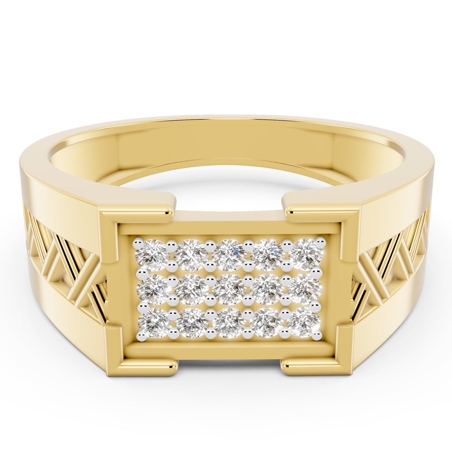 Imperial Matrix Diamond Ring