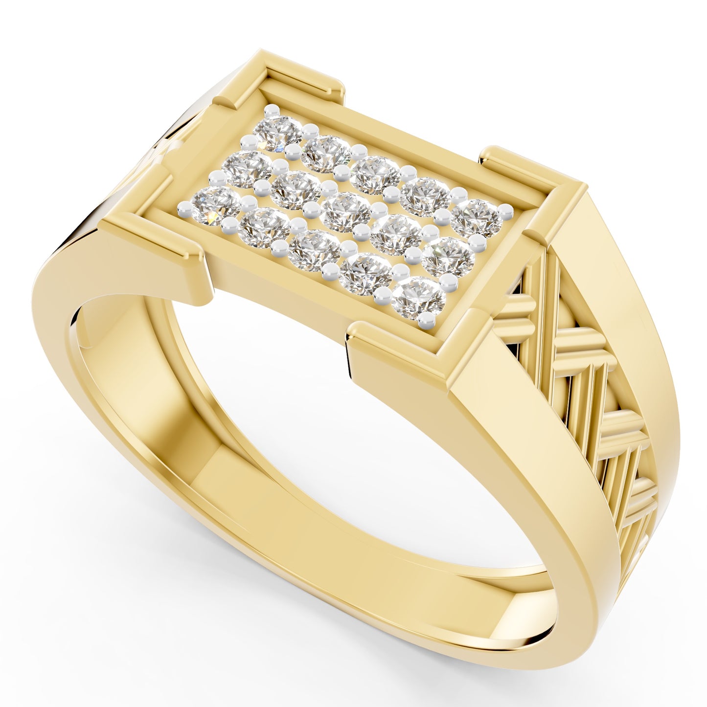 Imperial Matrix Diamond Ring