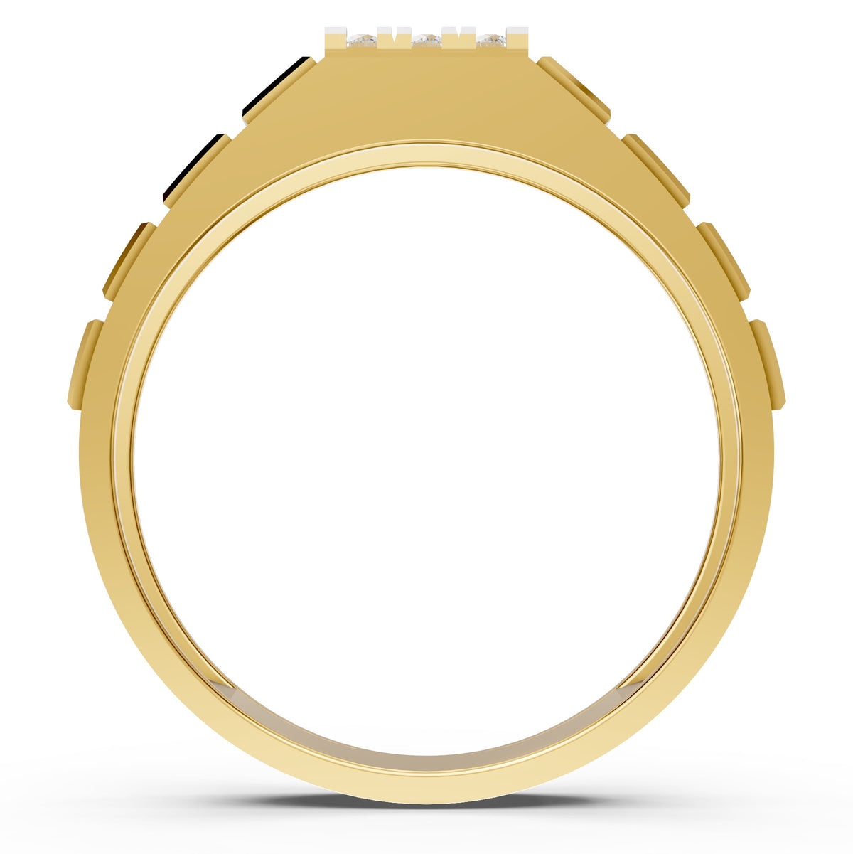 Urban Grid Diamond Ring