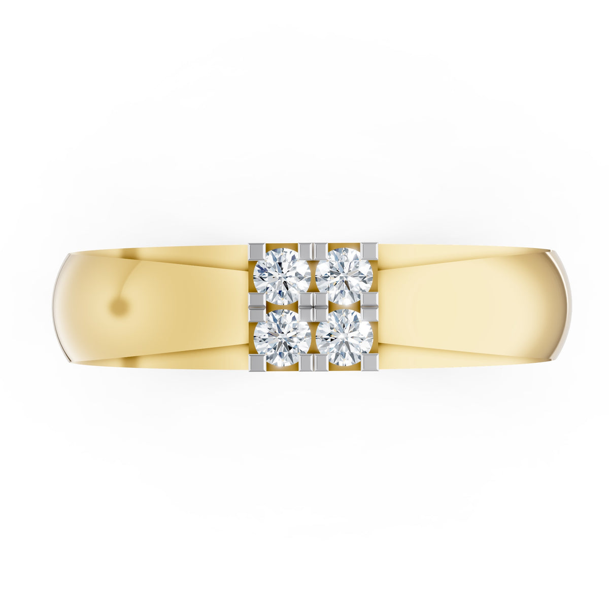 Royal Grid Diamond Ring