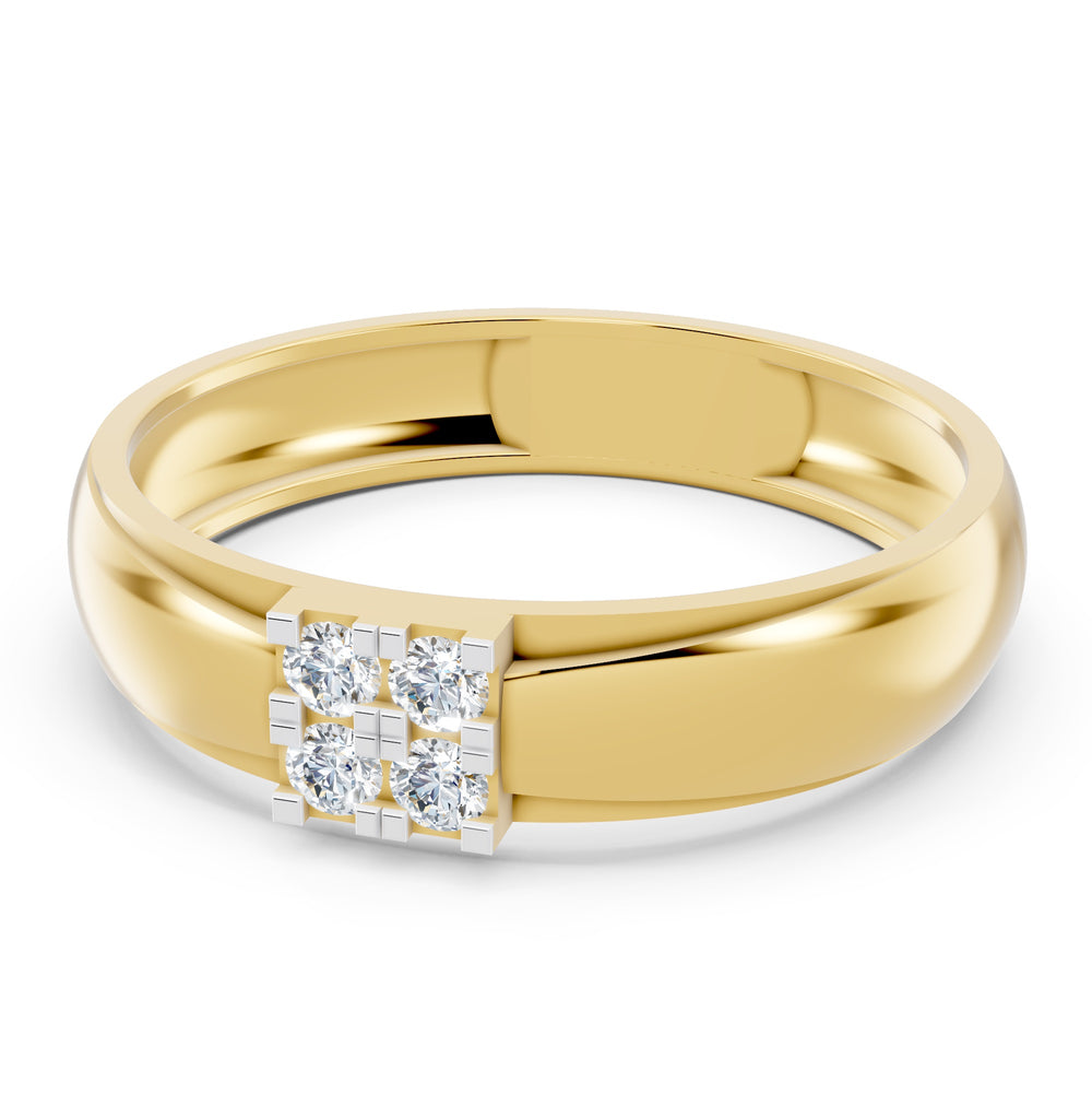 Royal Grid Diamond Ring