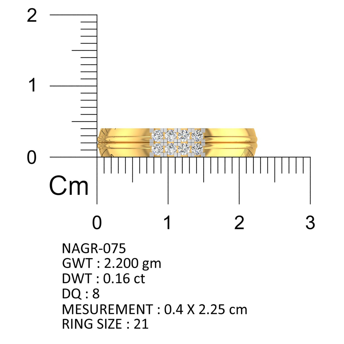 Regal Eight Diamond Ring