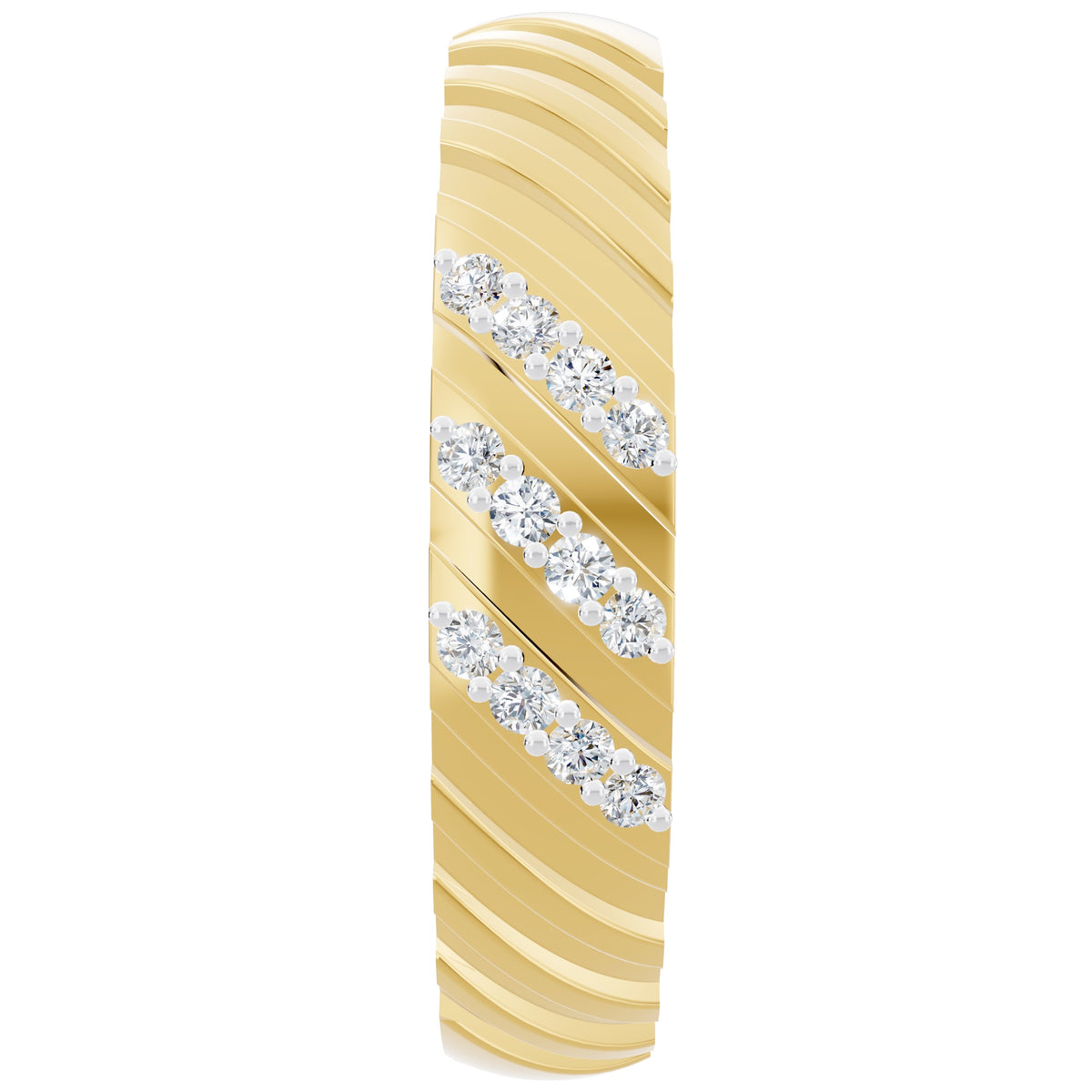 Trinity Crest Diamond Ring