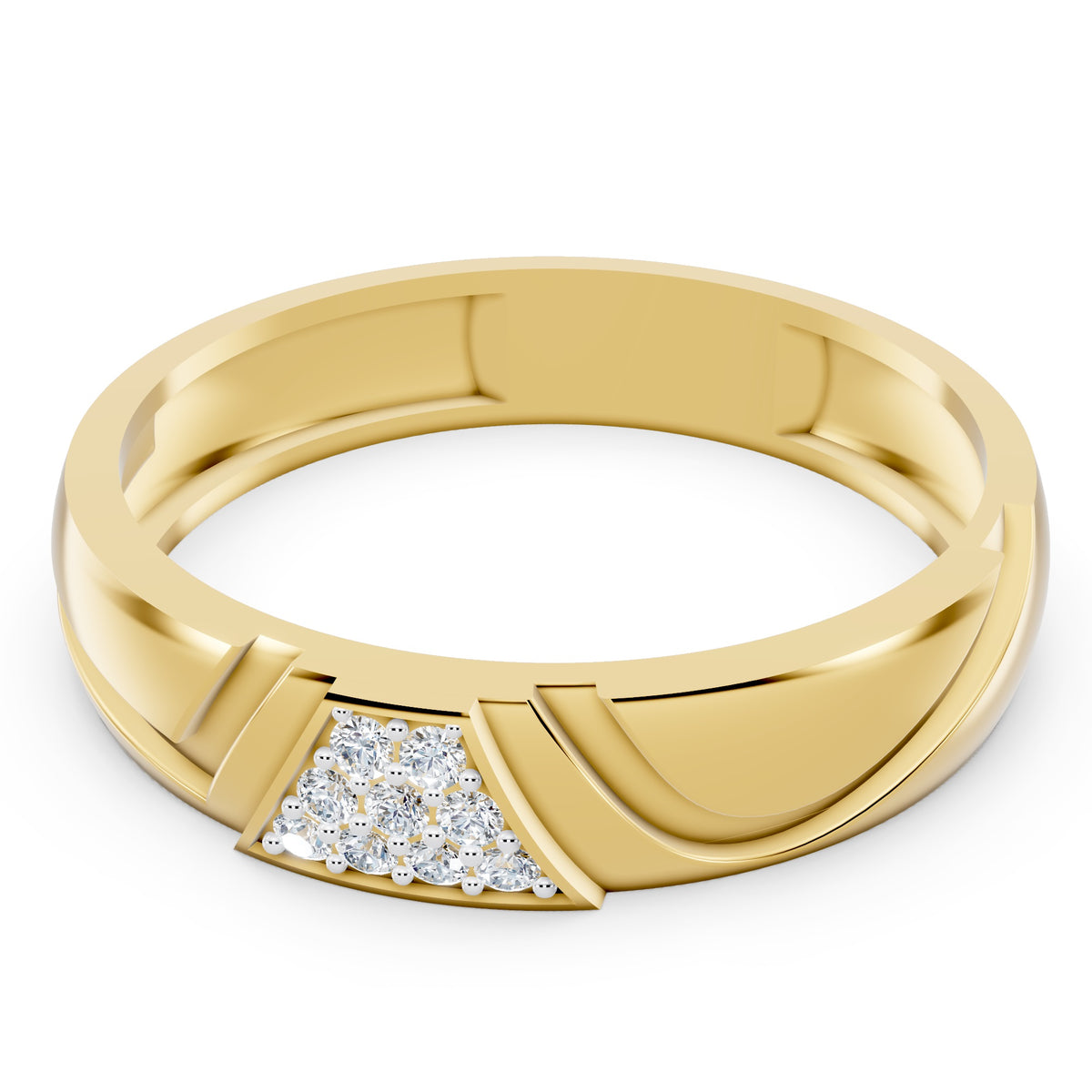 Apex Crest Diamond Ring