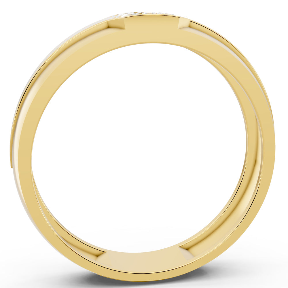 Twin Crest Diamond Ring