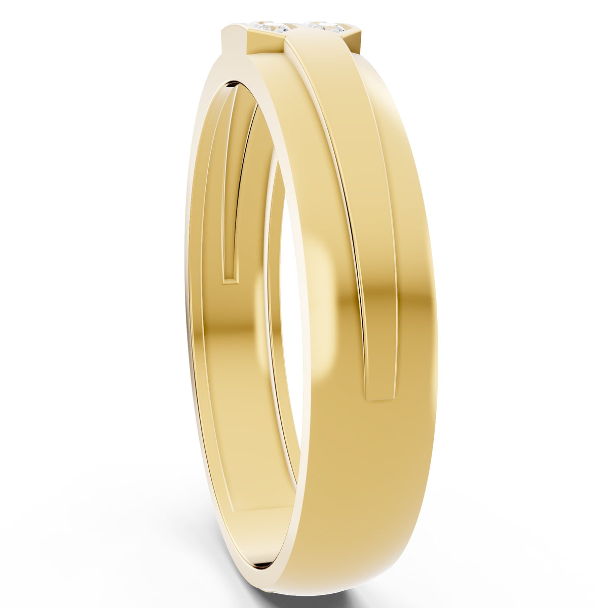 Twin Crest Diamond Ring