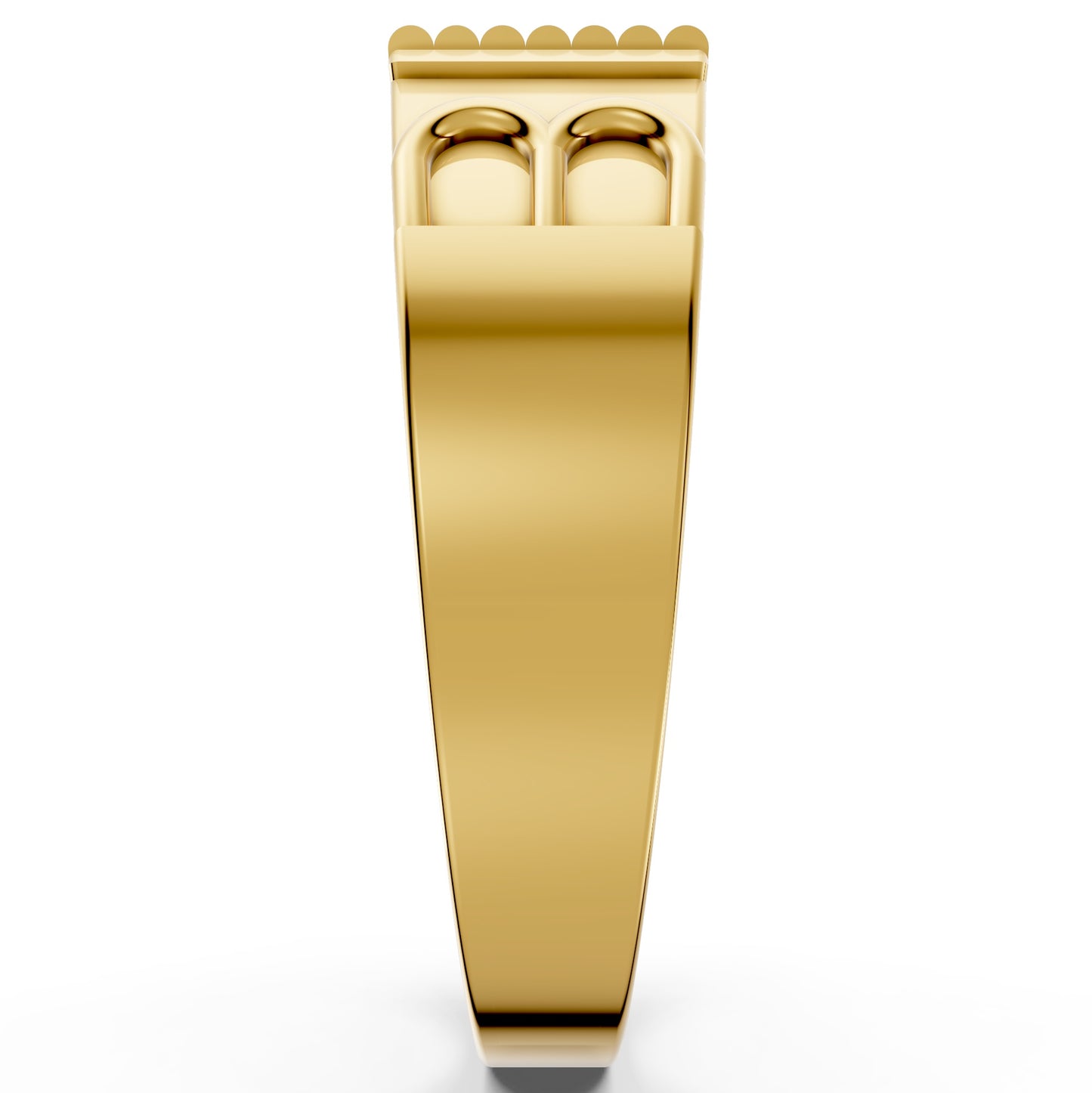 Regal Pillar Diamond Gents Ring