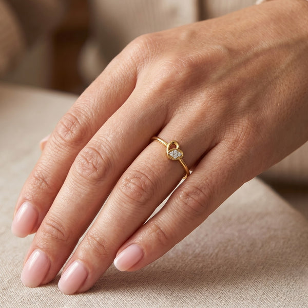 Leaf Glamour Diamond Ring hover image