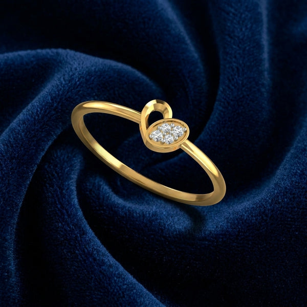 Leaf Glamour Diamond Ring