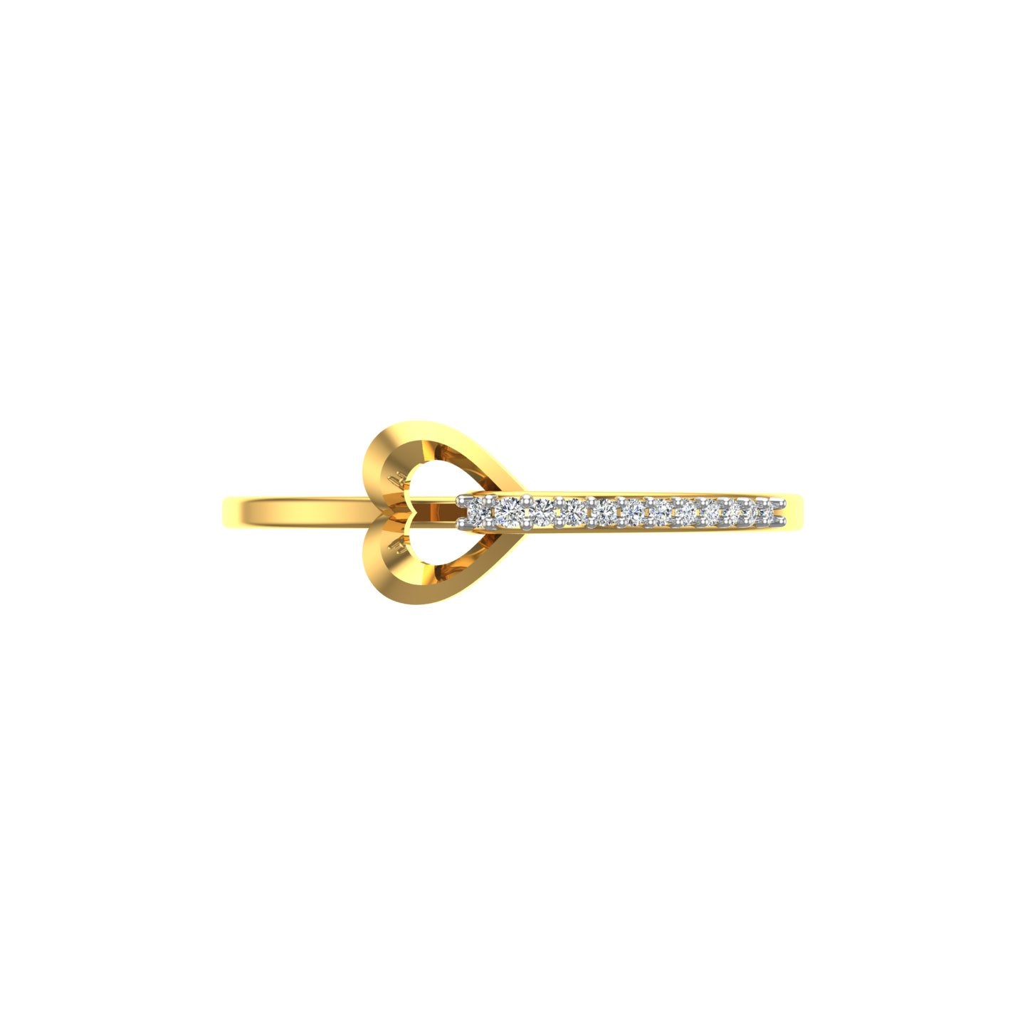 Gold aur Diamond Ring
