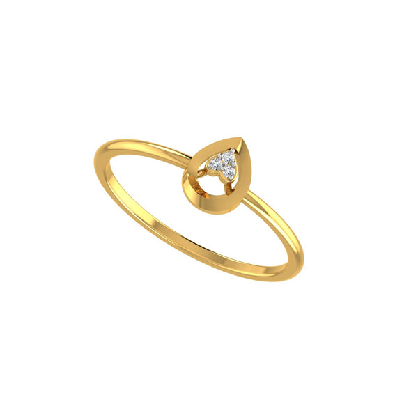 Teardrop Diamond Ring hover image