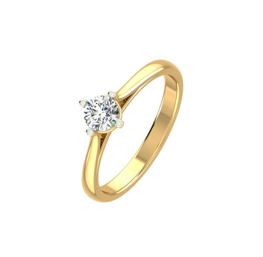 Timeless Grace Solitaire Ring