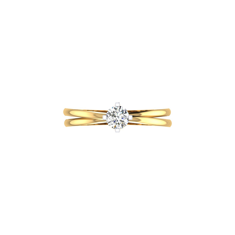 Infinity Embrace Solitaire Ring