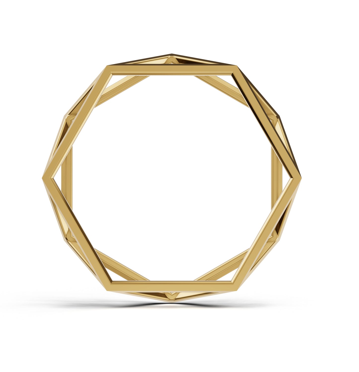 Infinity Bead Twist Ring