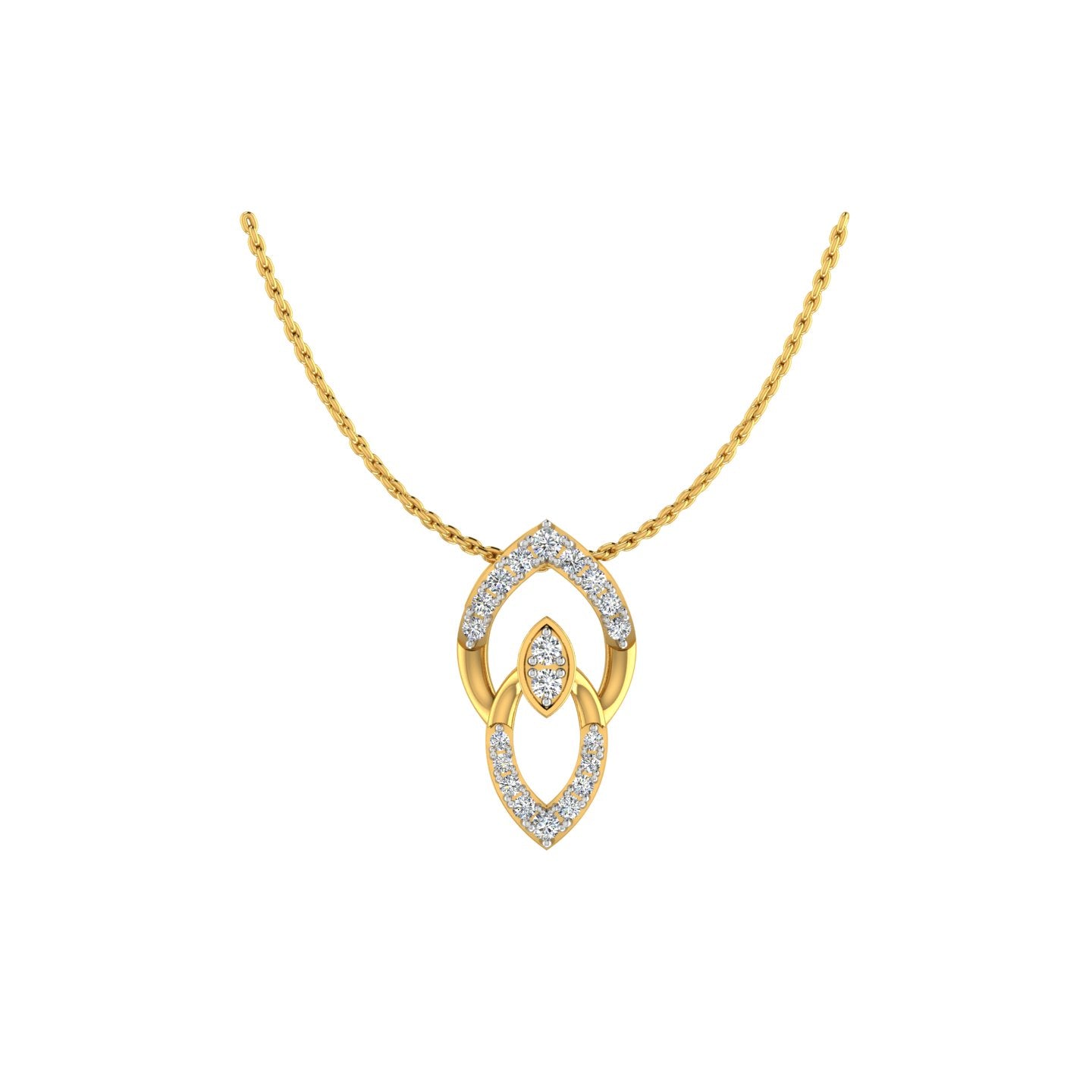 Twin Marquise Elegance Pendant