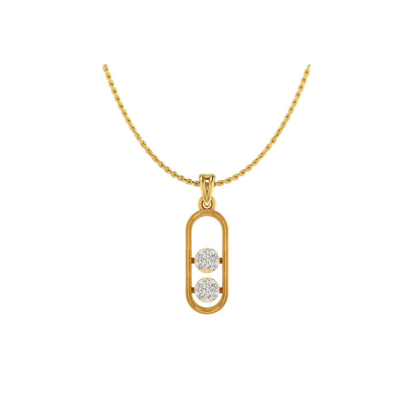 Twin Blossom Pendant
