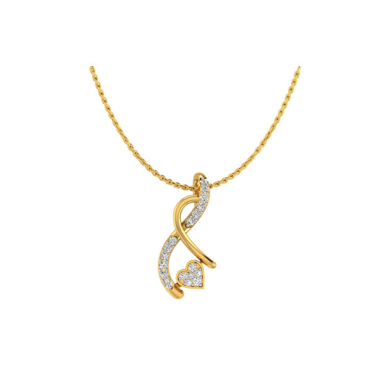Eternal Heart Twist Pendant