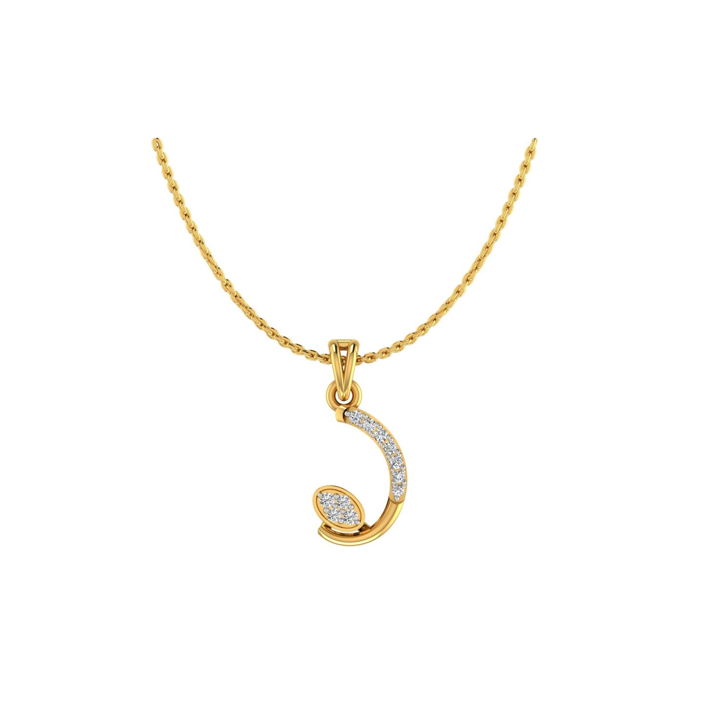 Celeste Crescent Pendant
