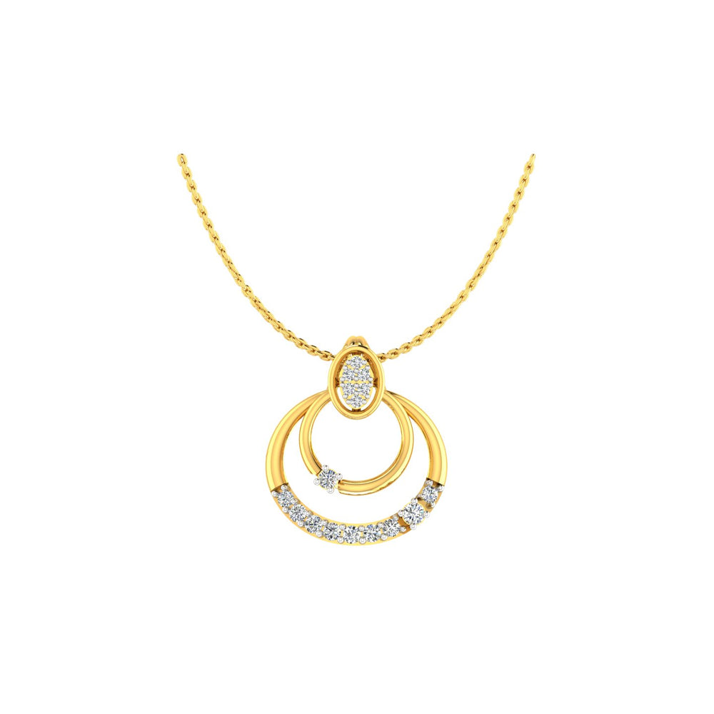The Cosmic Orbit Triple Loop Pendant