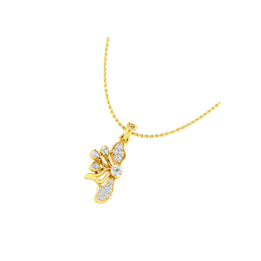 The Whimsical Butterfly Diamond Pendant