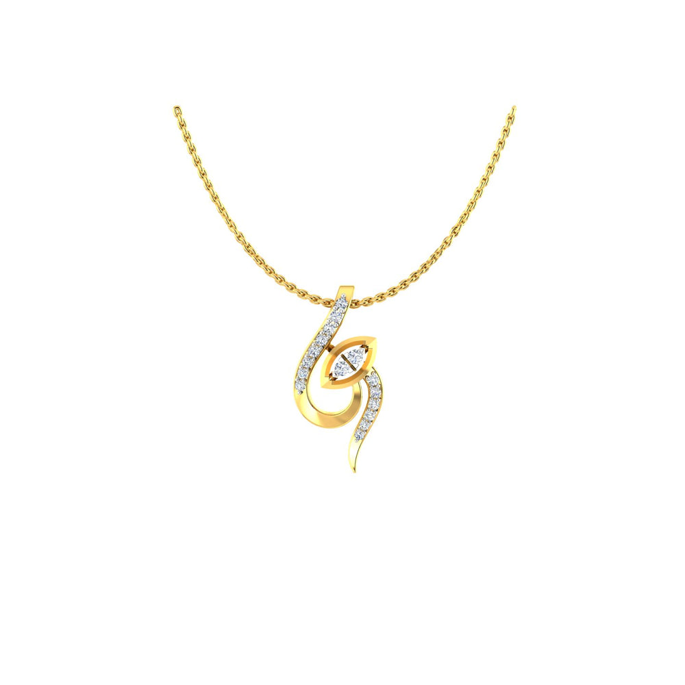 The Cosmic Eye Diamond Pendant
