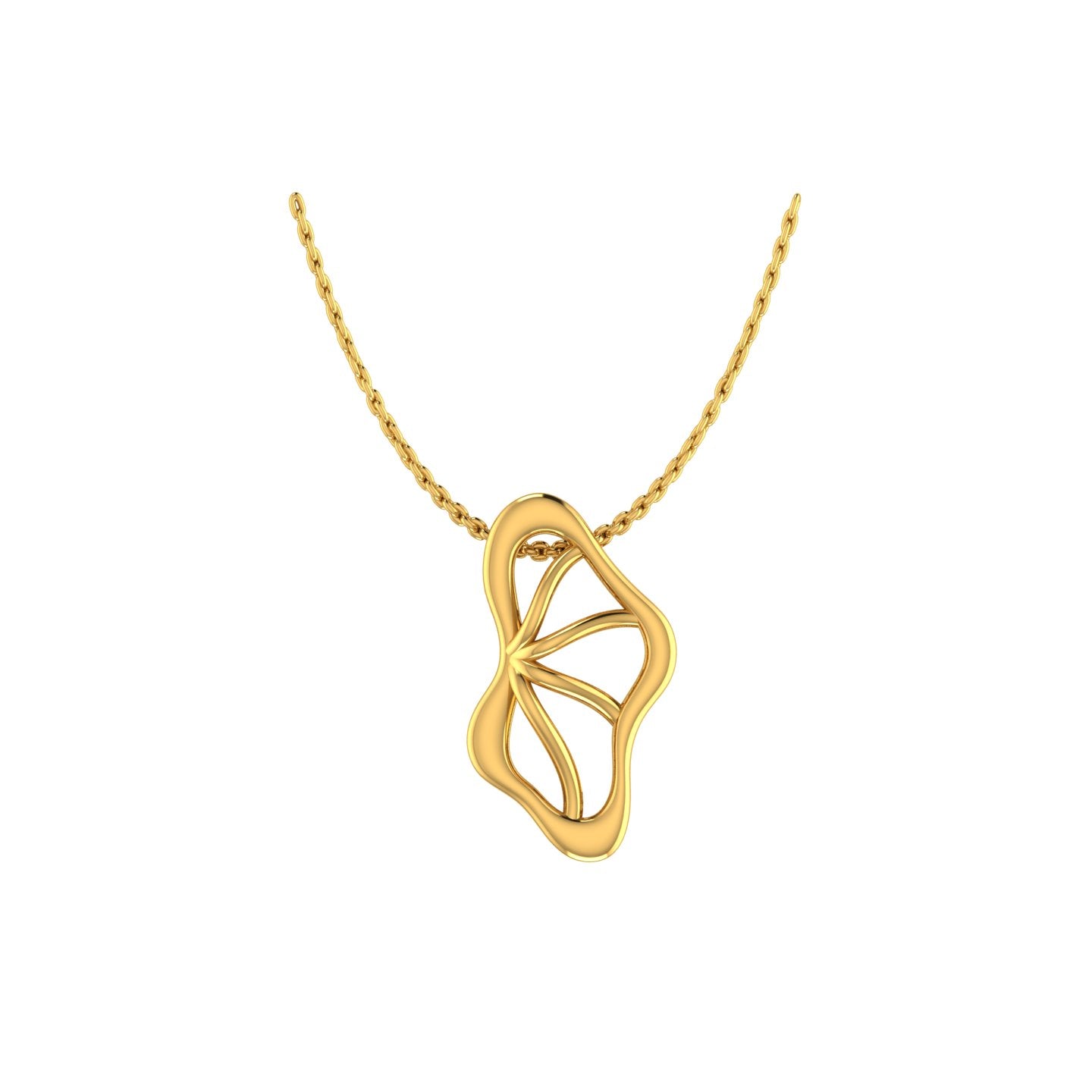 Golden Butterfly Pendant