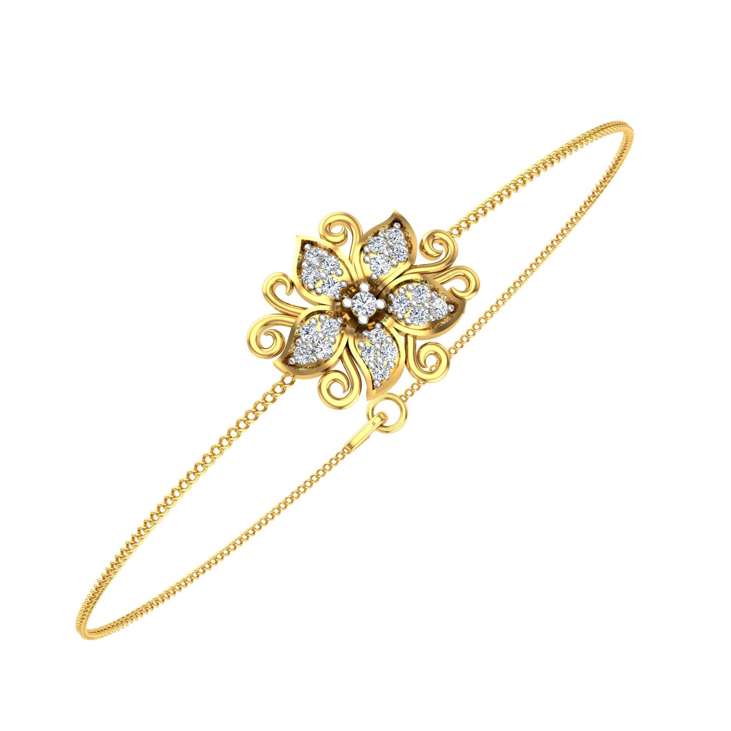 Royal Fleur Diamond Bracelet