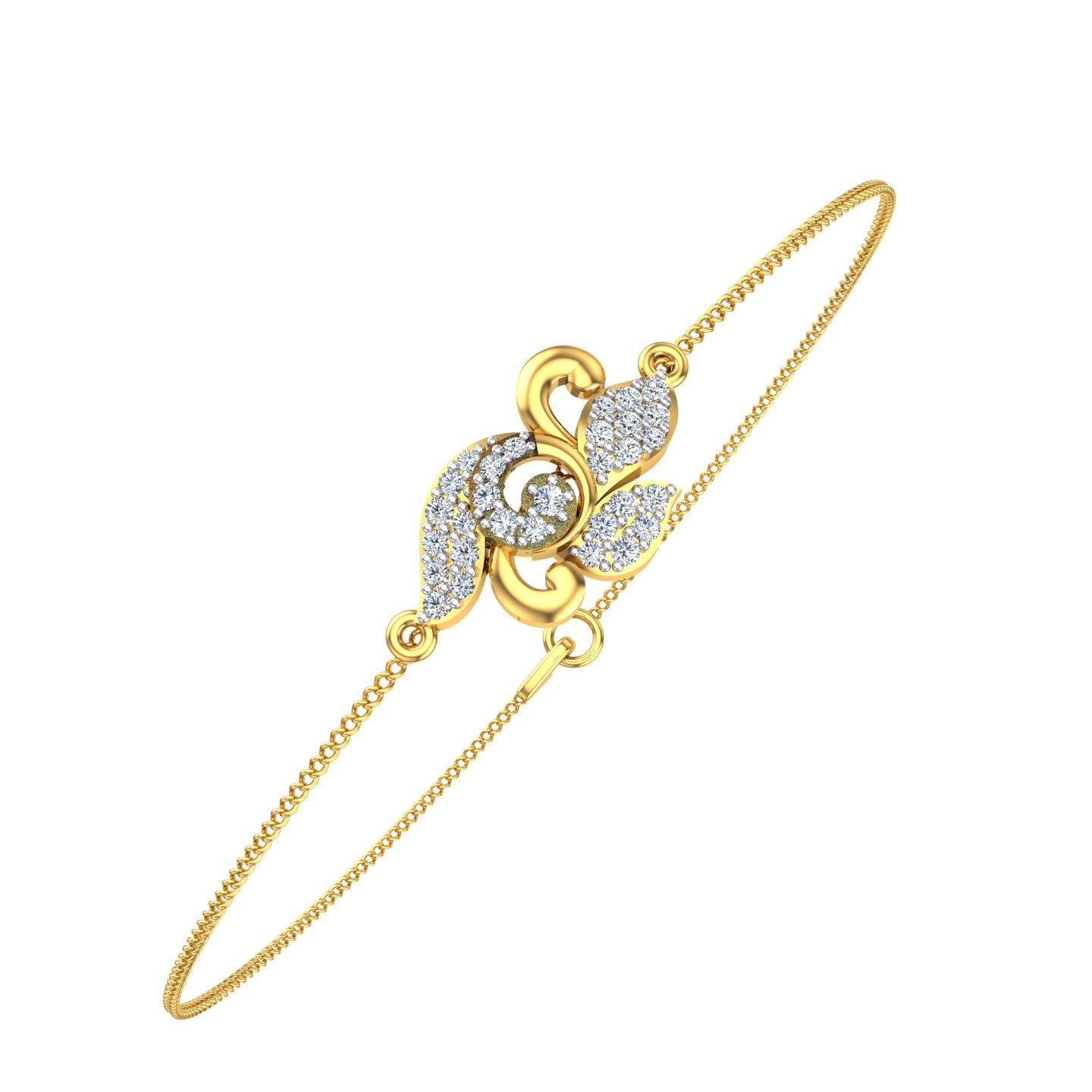 Diamond Vine Elegance Bracelet