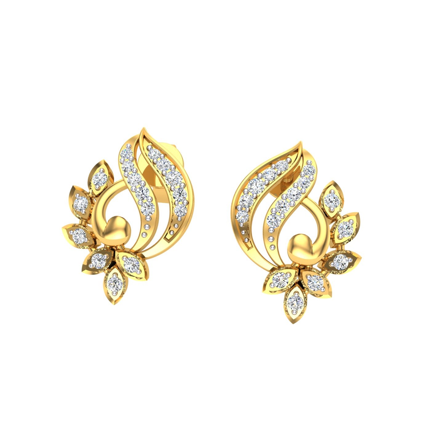 Golden Tulip Heart Diamond Tops
