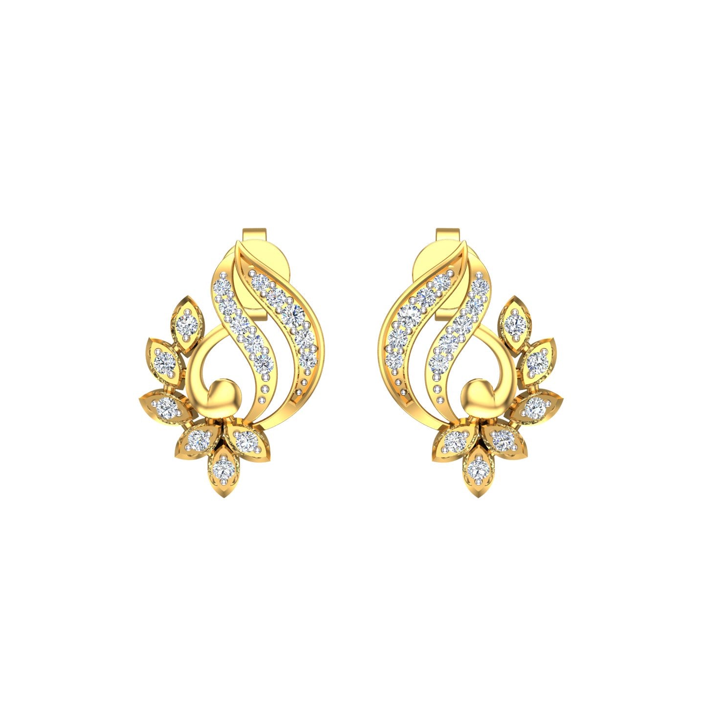Golden Tulip Heart Diamond Tops