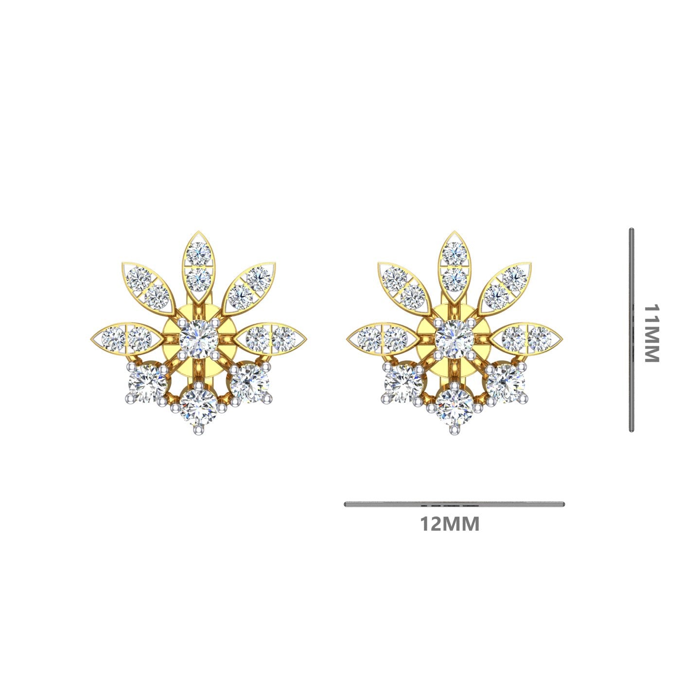 Sunlit Blossom Diamond Tops
