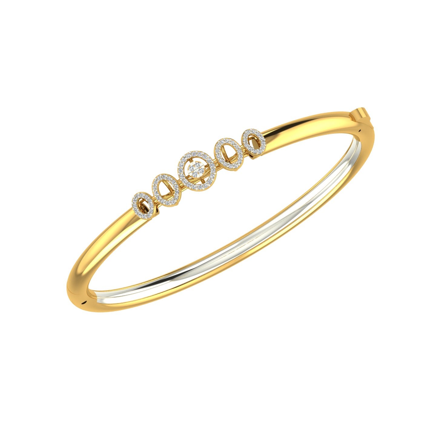 Celestial Orbit Diamond Bangle