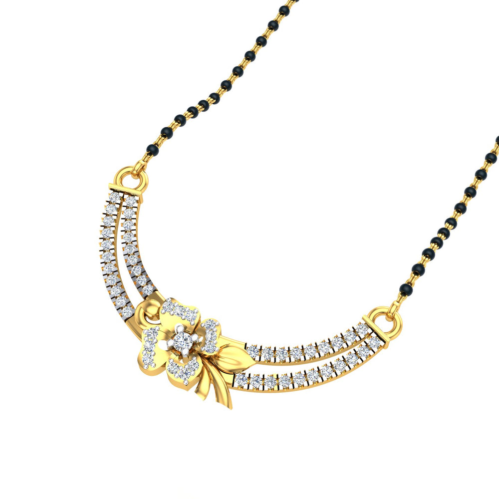 Diamond Ribbon Grace Mangalsutra