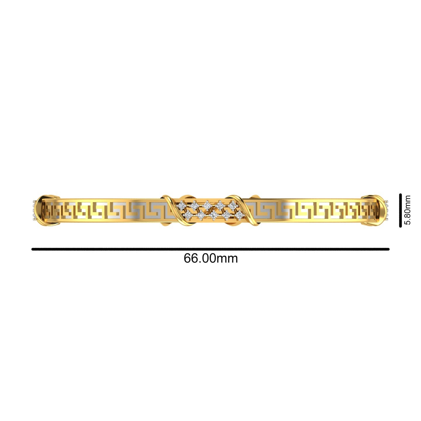 Greek Aura Diamond Bangles