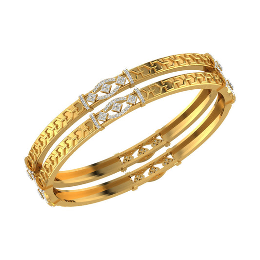 Royal Link Diamond Bangles