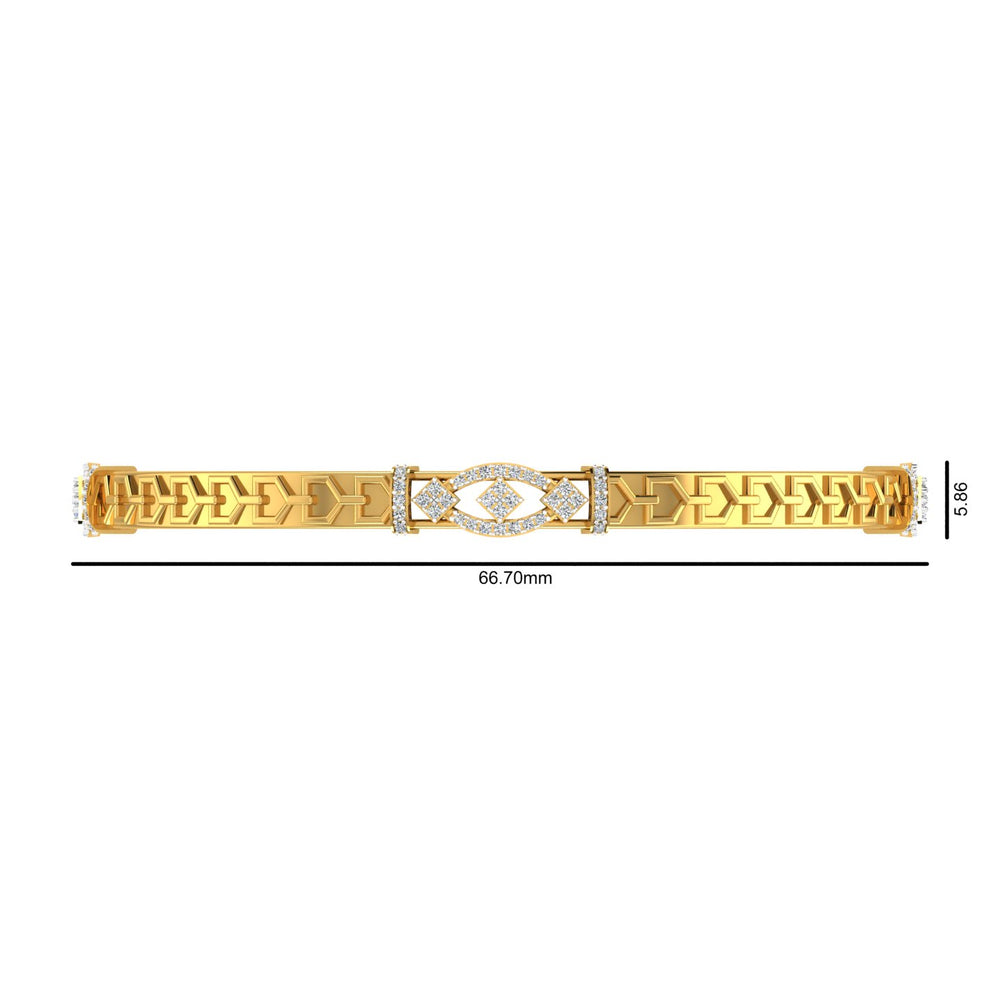Royal Link Diamond Bangles