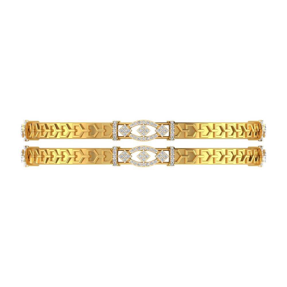Royal Link Diamond Bangles