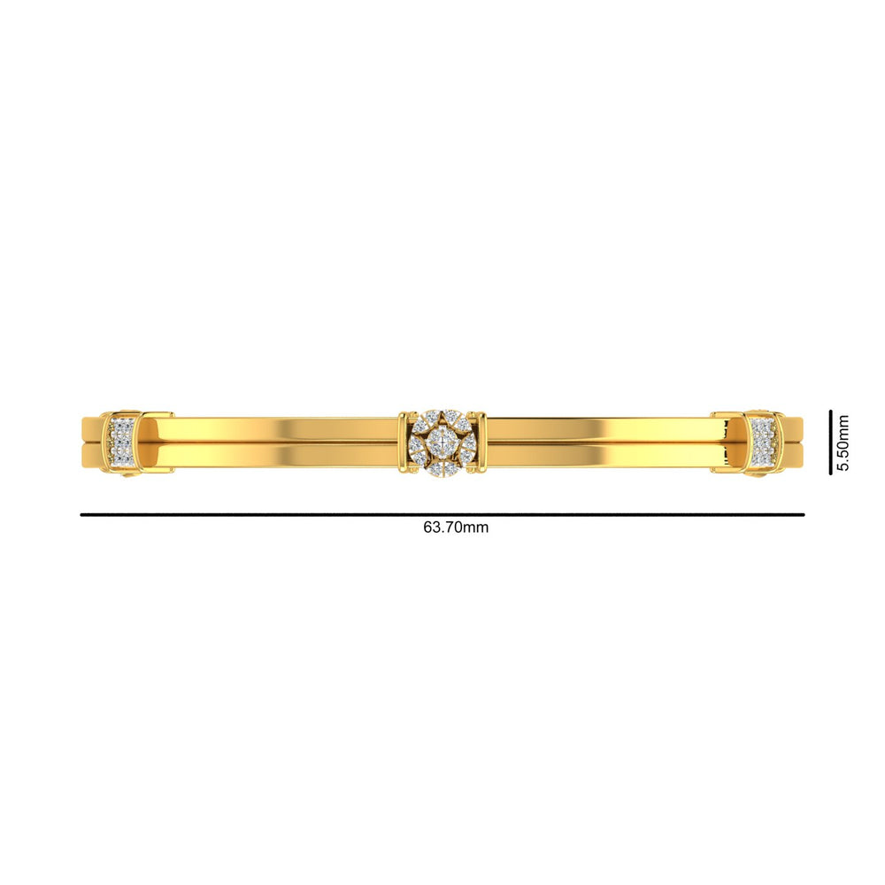Solaris Bloom Diamond Bangles