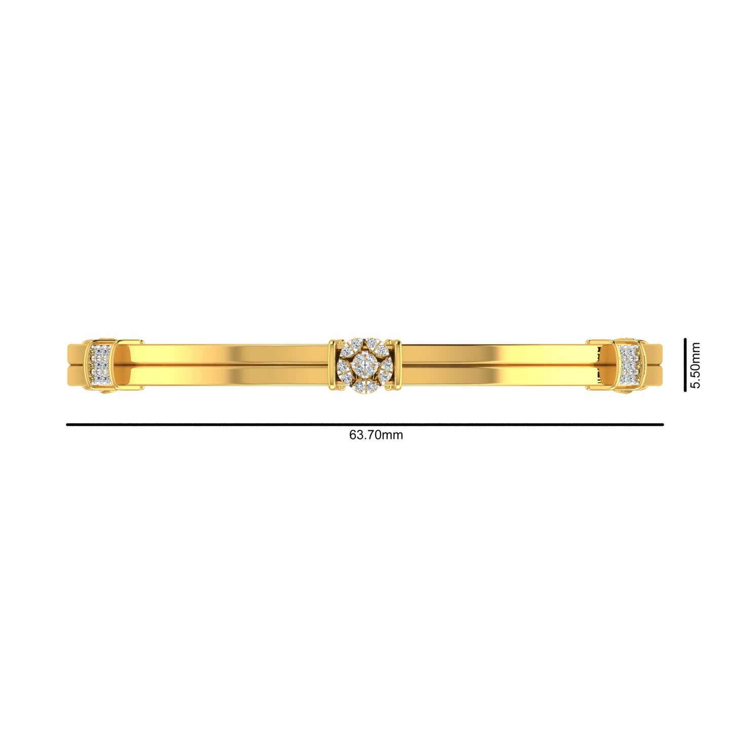 Solaris Bloom Diamond Bangles