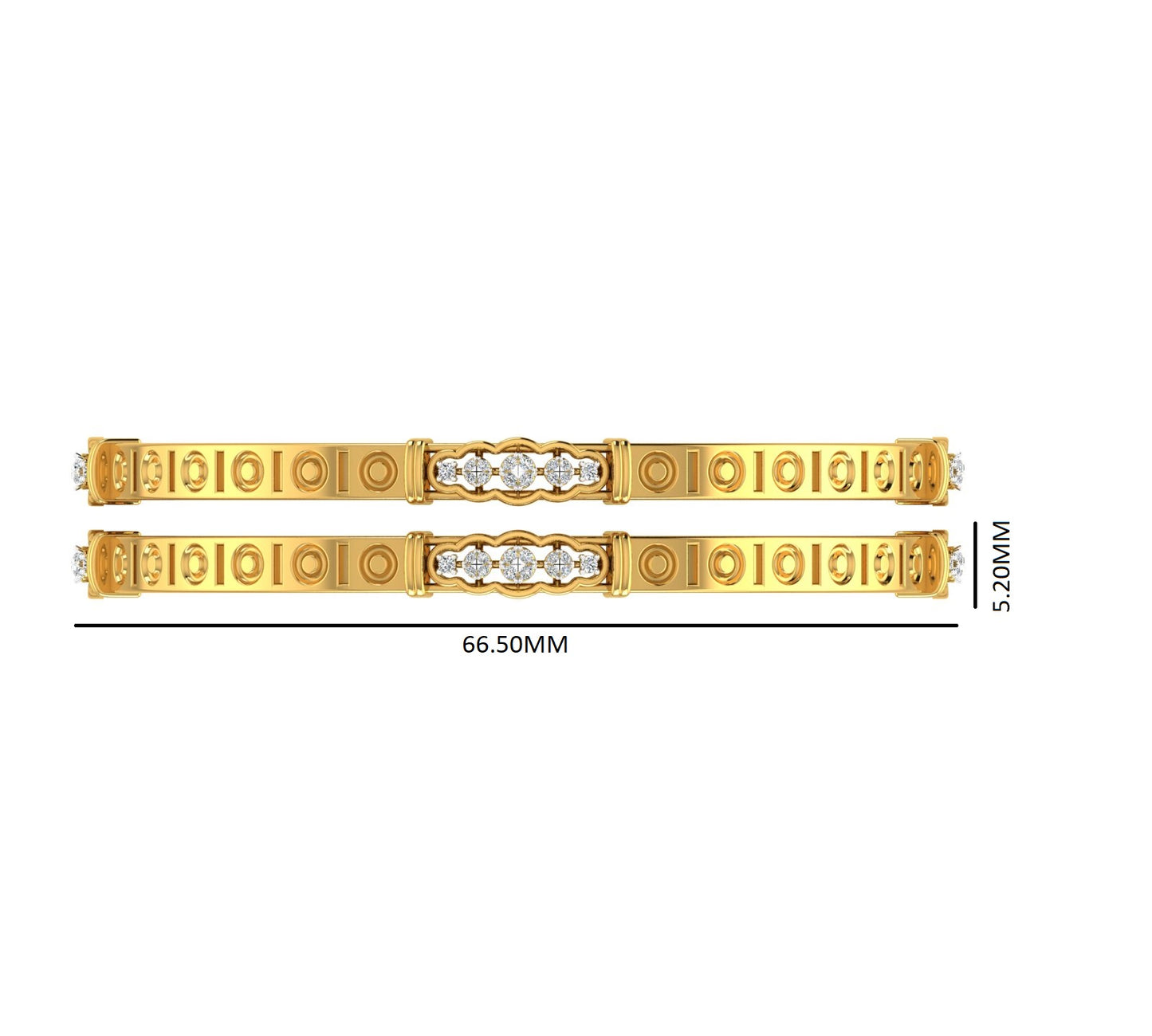 Orbita Diamond Bangles
