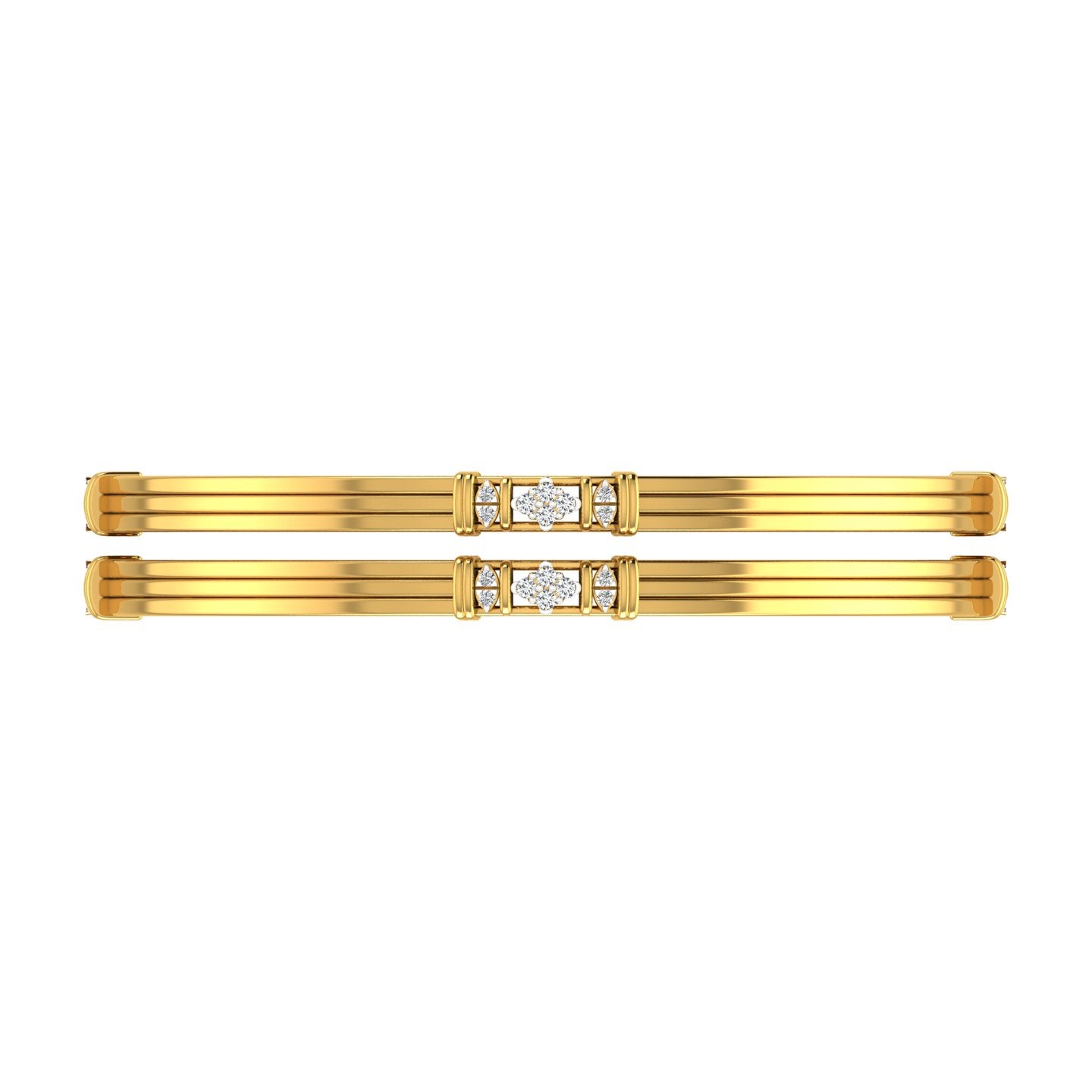 Trinity Glow Diamond Bangles