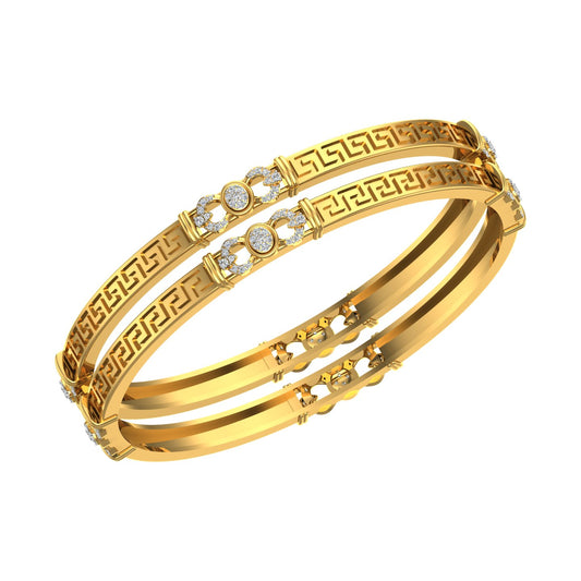 Golden Athena Spark Bangles