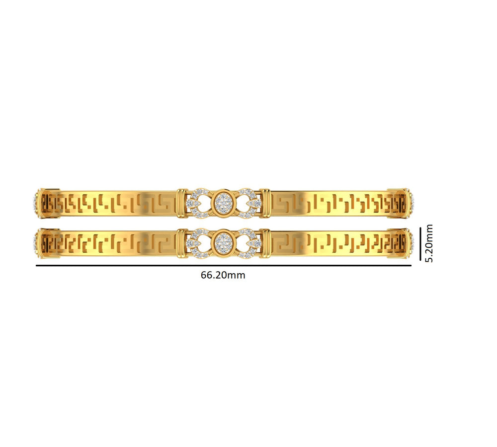 Golden Athena Spark Bangles