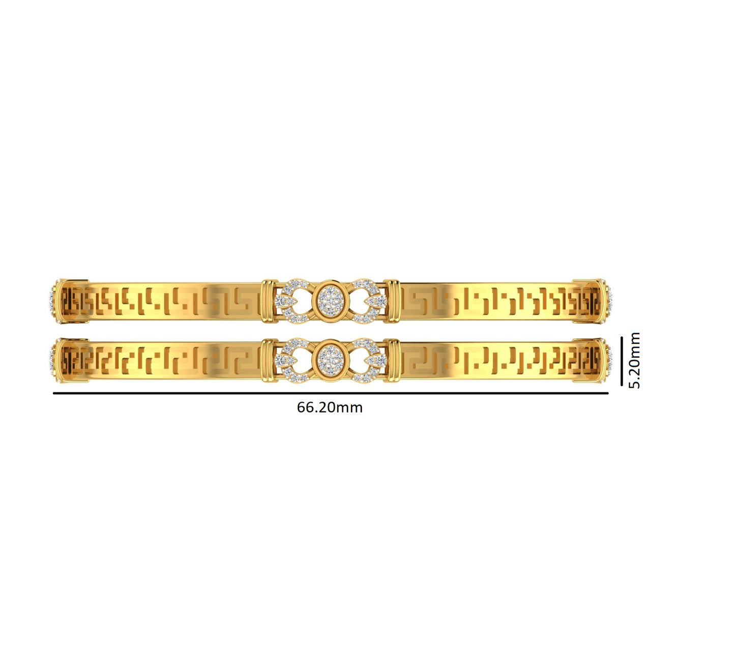 Golden Athena Spark Bangles