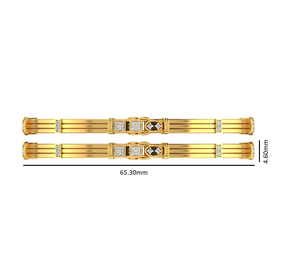 Linea Charm Diamond Bangles