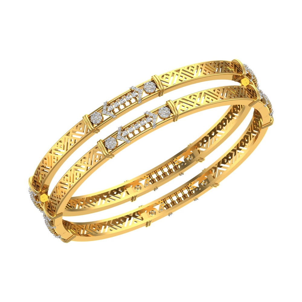 Eterna Regal Gold Bangles
