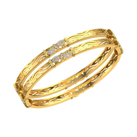 Royal Curve Diamond Bangles